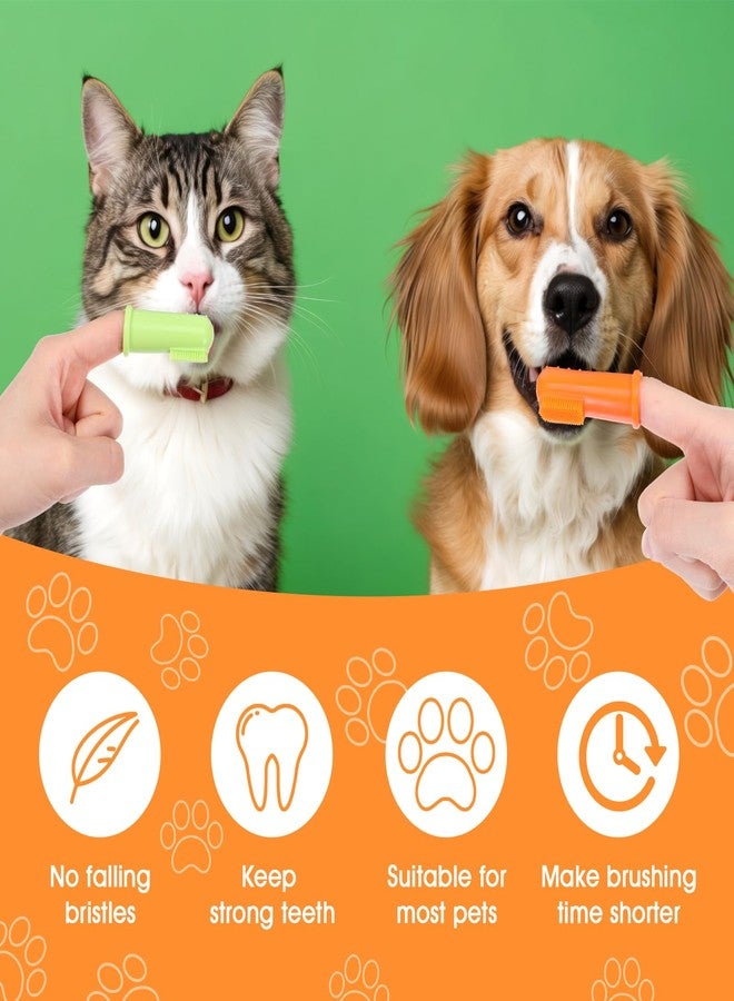 mekueeex 64 Packs Dog Toothbrush Soft Finger Brushes Pet Finger Easy Teeth Cleaning Dog Tooth Oral Care Pet Dental for Small Cats and Puppy - Image 5